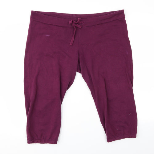 Preworn Womens Purple   Sweatpants Trousers  L26 in