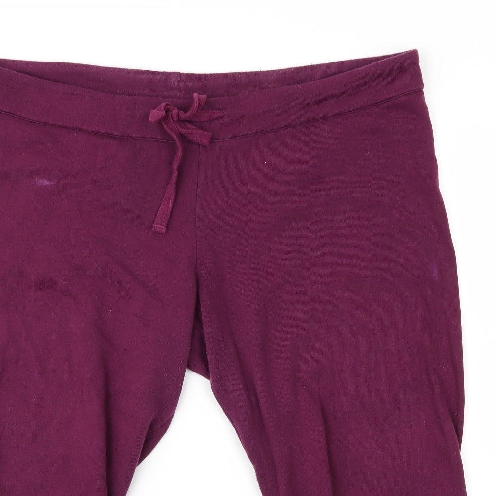 Preworn Womens Purple   Sweatpants Trousers  L26 in