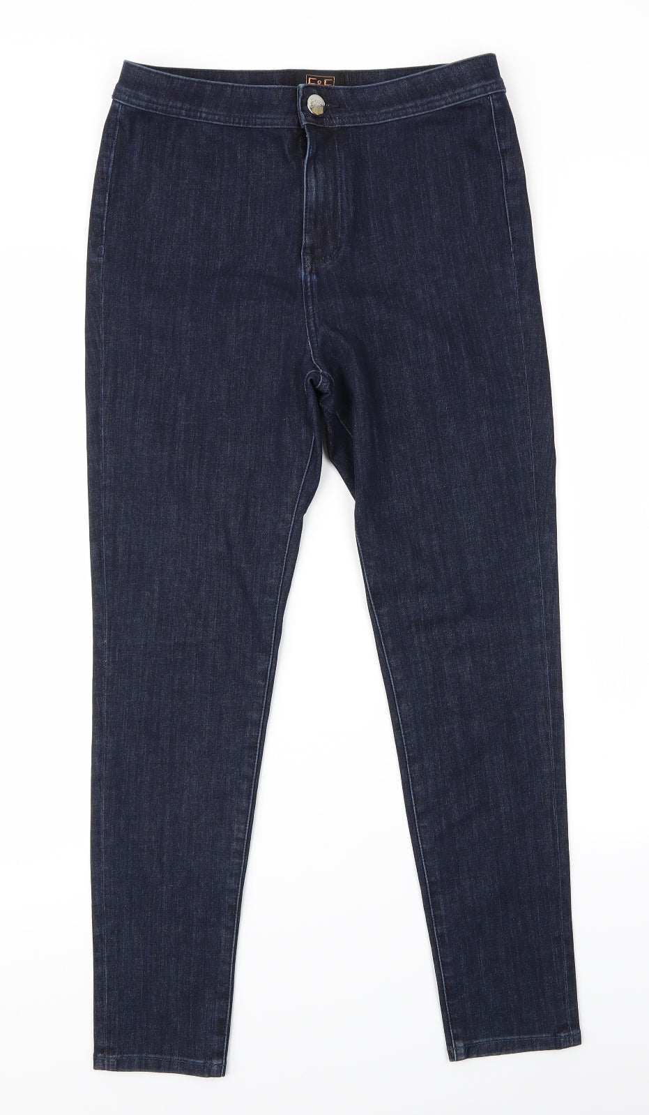 F&F Womens Blue   Jegging Leggings Size 12 L30 in
