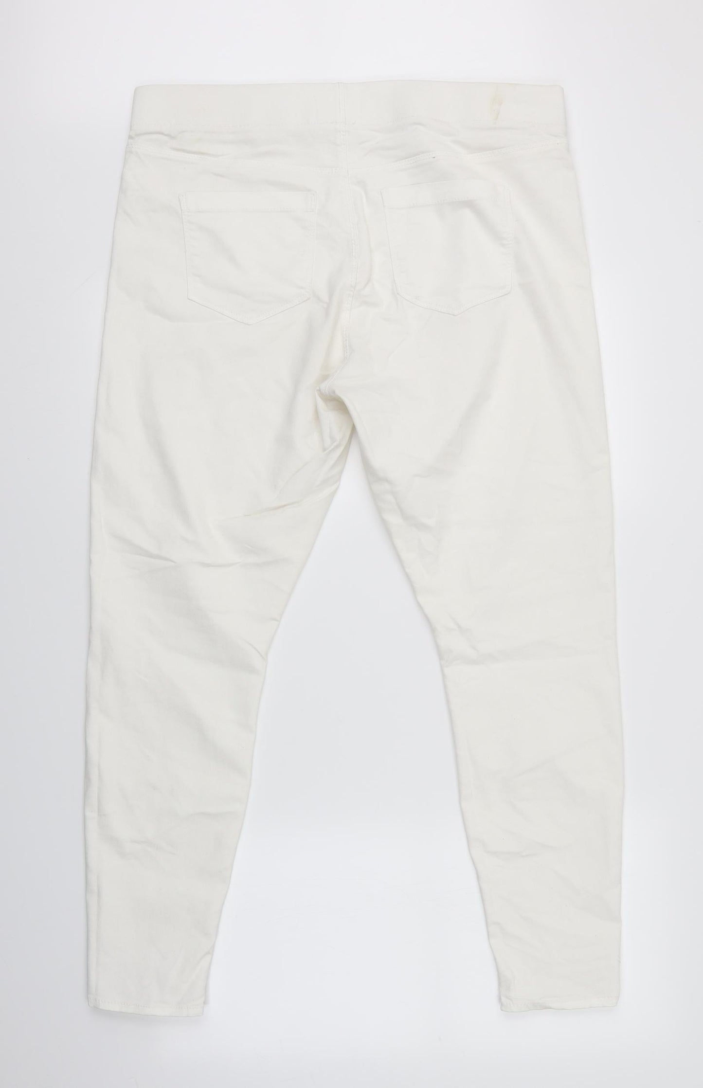 Papaya Womens White   Straight Jeans Size 16 L30 in