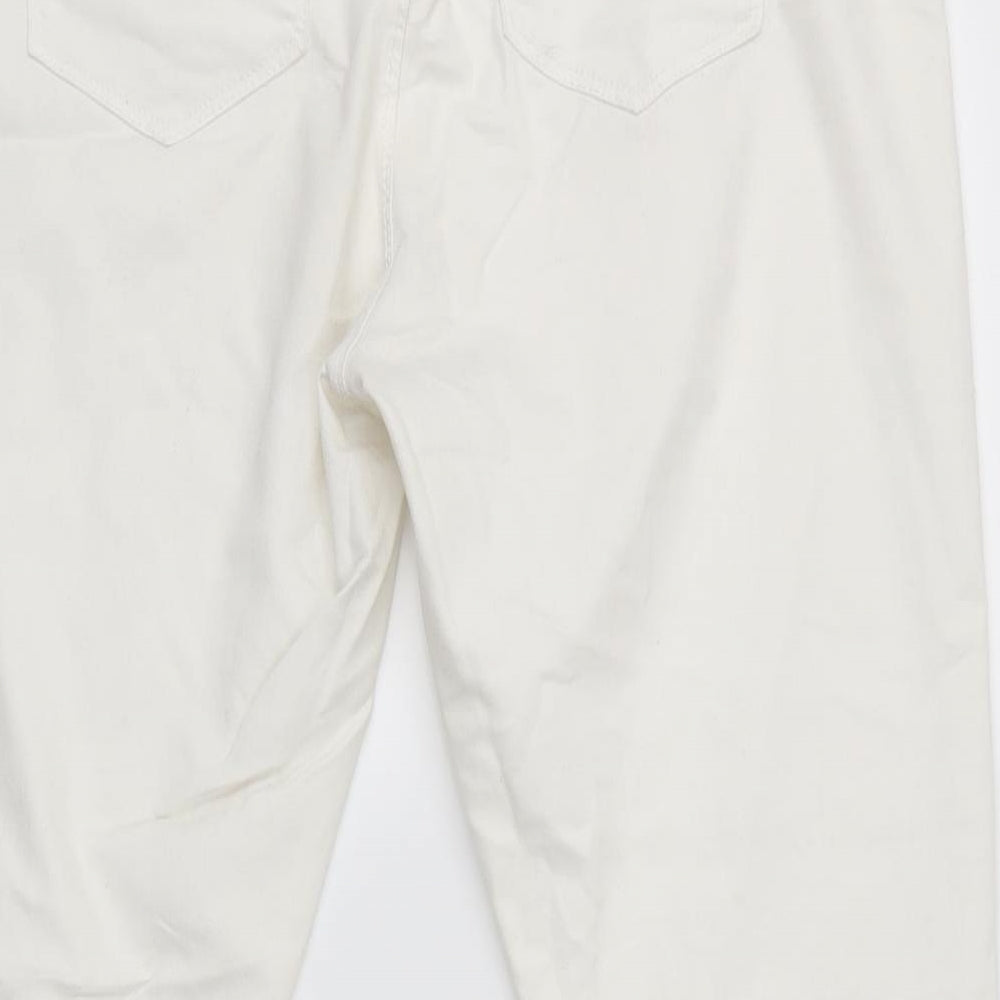 Papaya Womens White   Straight Jeans Size 16 L30 in