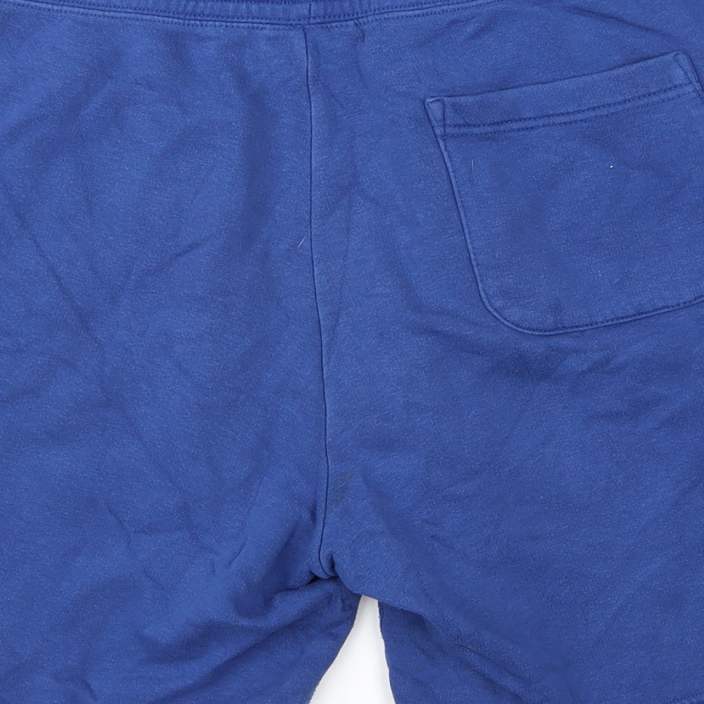 Converse Mens Blue   Sweat Shorts Size M - Converse