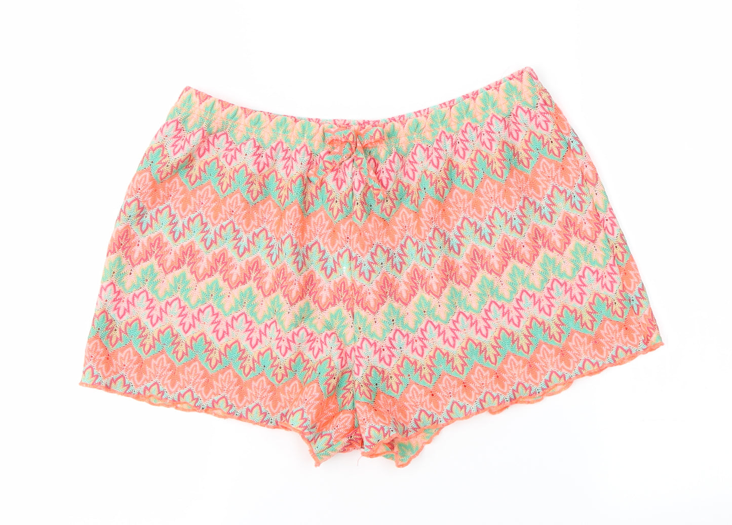 Primark Girls Multicoloured Argyle/Diamond  Hot Pants Shorts Size 12-13 Years