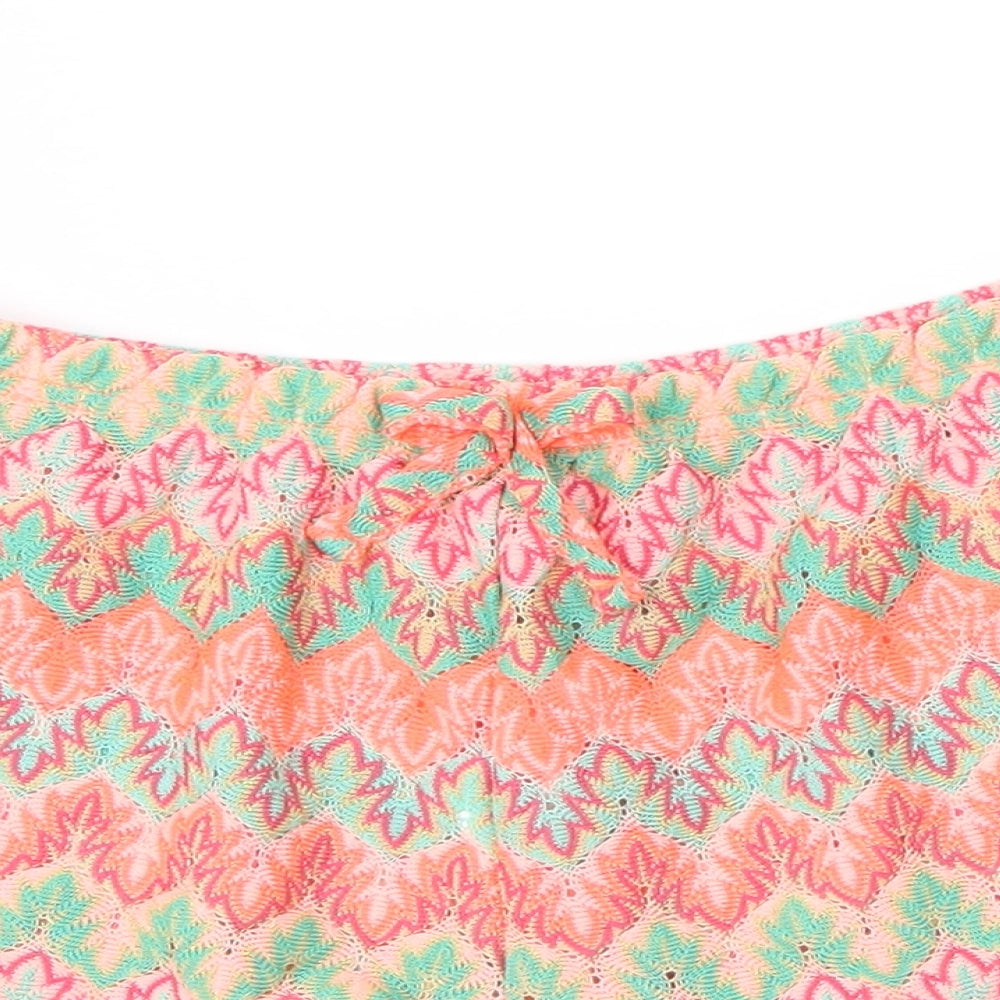 Primark Girls Multicoloured Argyle/Diamond  Hot Pants Shorts Size 12-13 Years