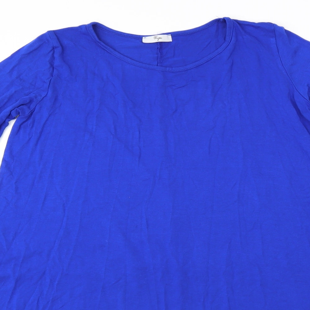 Be You Womens Blue   T-Shirt Dress