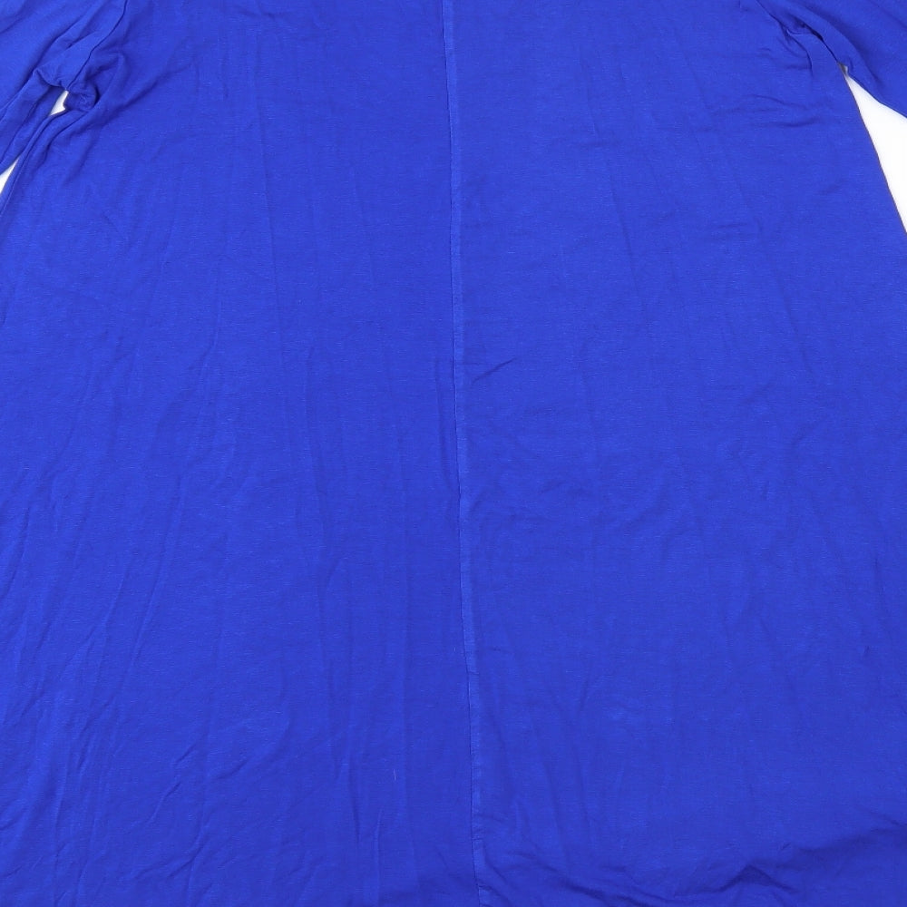 Be You Womens Blue   T-Shirt Dress