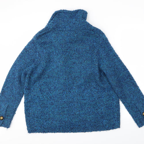 CasualComfort Womens Blue   Overcoat Coat Size 16