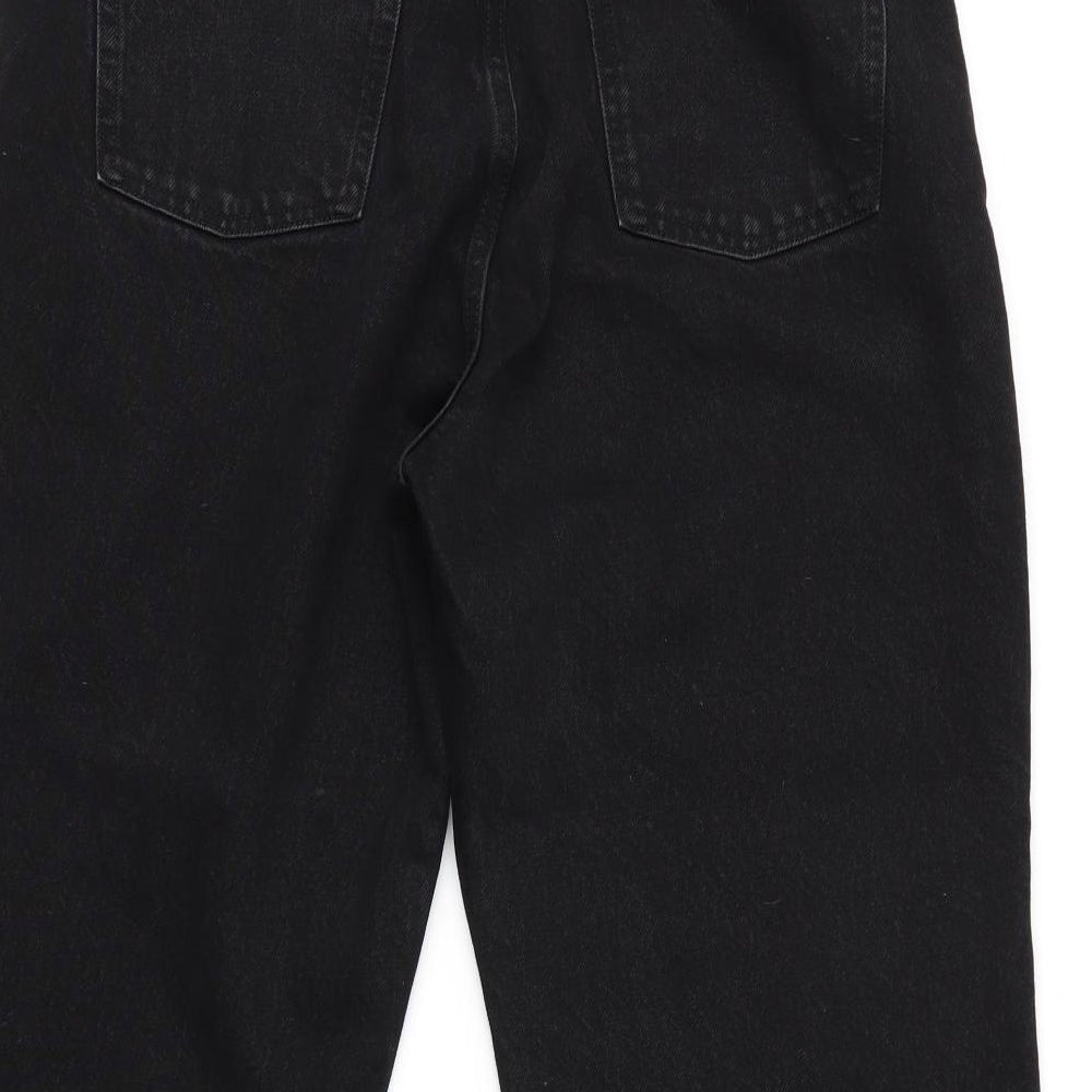 Zara Womens Black   Wide-Leg Jeans Size 32 in L30 in