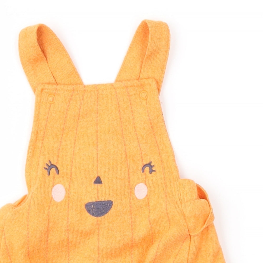 George Baby Orange   Coverall One-Piece Size 6-9 Months