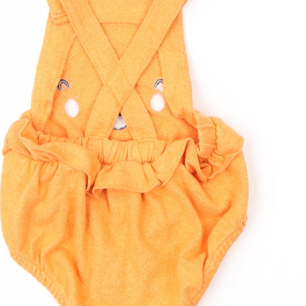 George Baby Orange   Coverall One-Piece Size 6-9 Months