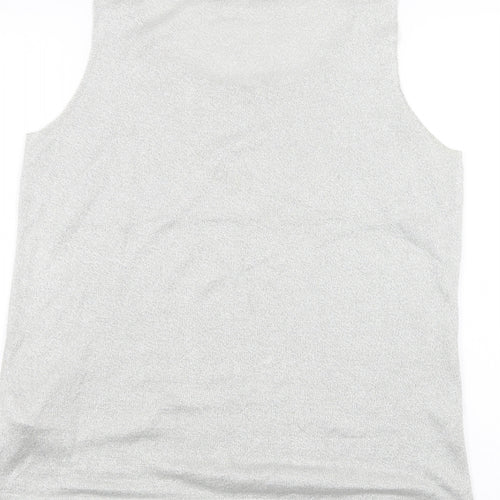 Marks and Spencer Womens Grey   Basic T-Shirt Size 12