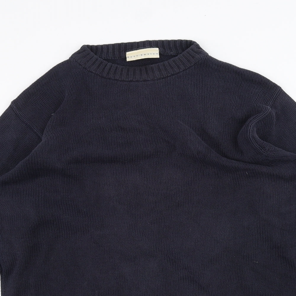 Best basics Womens Blue   Pullover Jumper Size 10