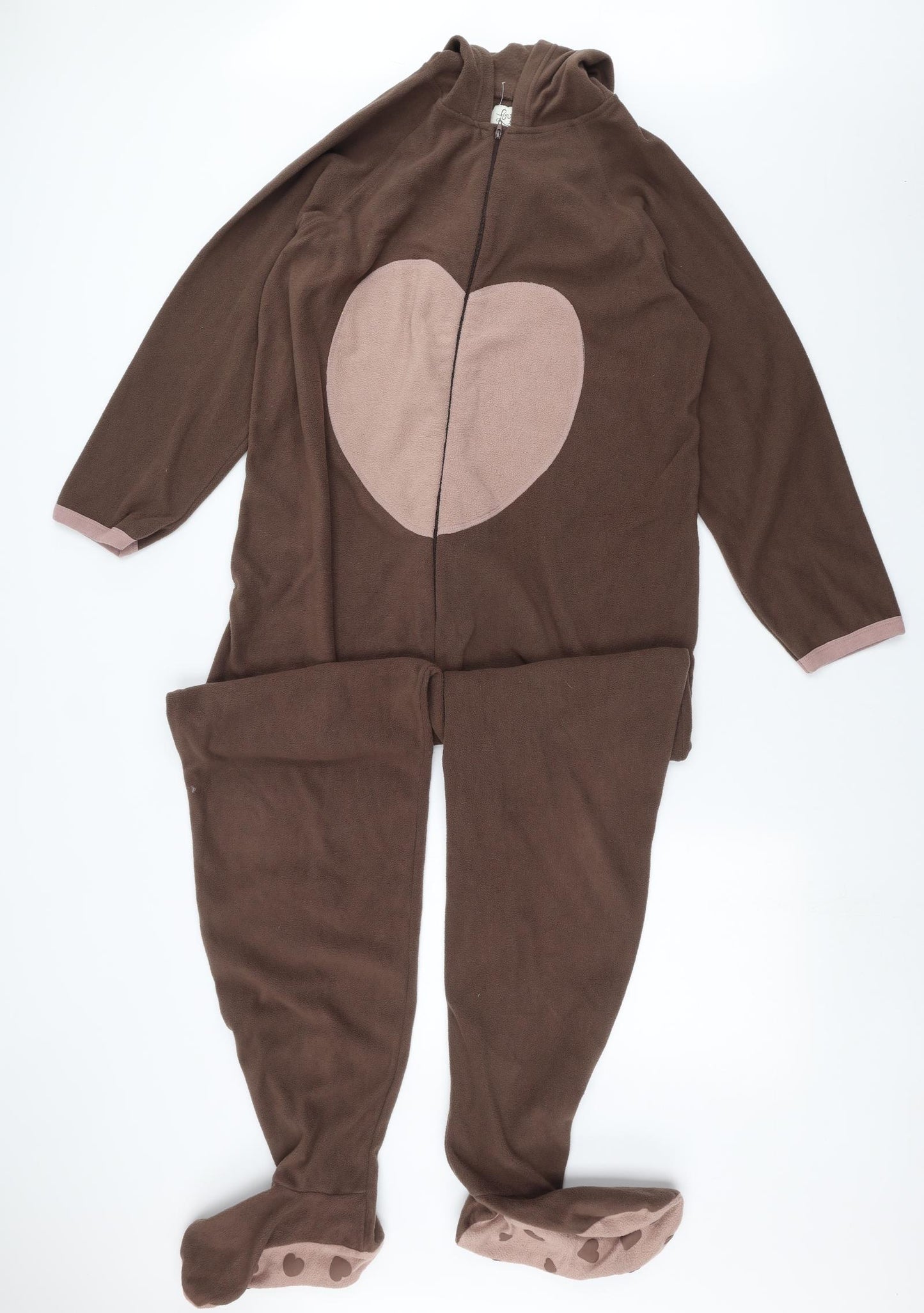 Primark Womens Brown Solid  Babydoll One Piece Size 12  - Reindeer