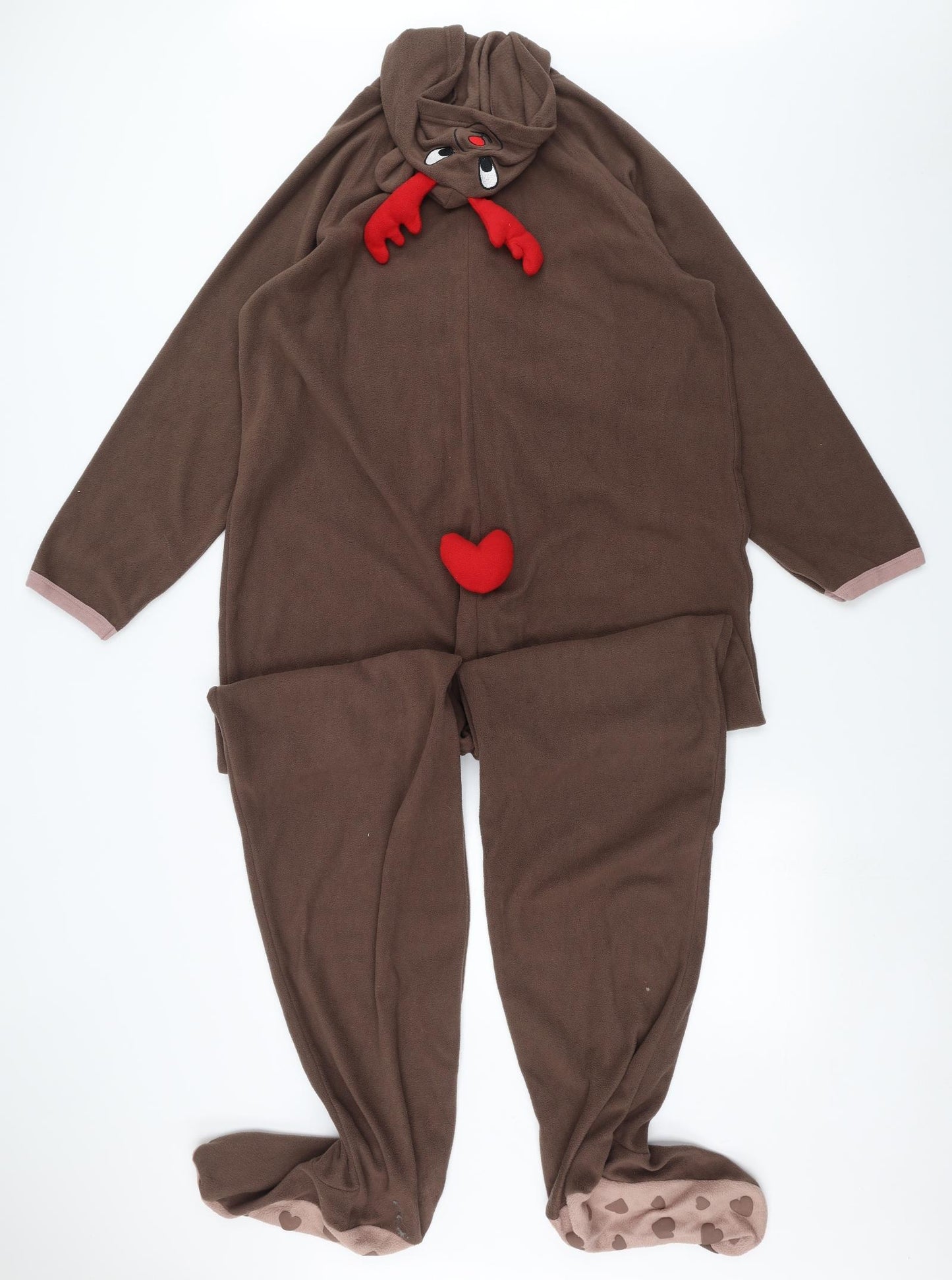 Primark Womens Brown Solid  Babydoll One Piece Size 12  - Reindeer
