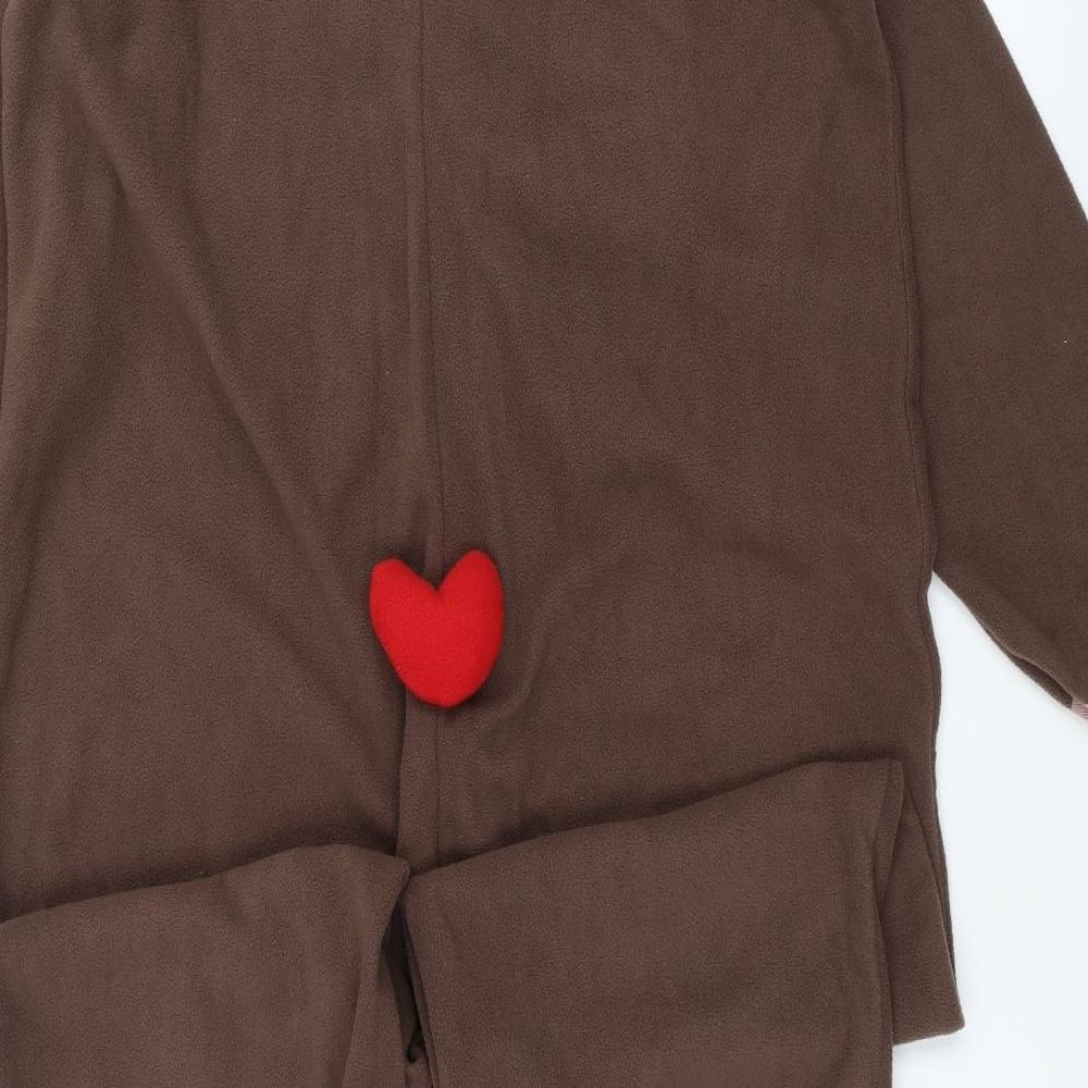 Primark Womens Brown Solid  Babydoll One Piece Size 12  - Reindeer
