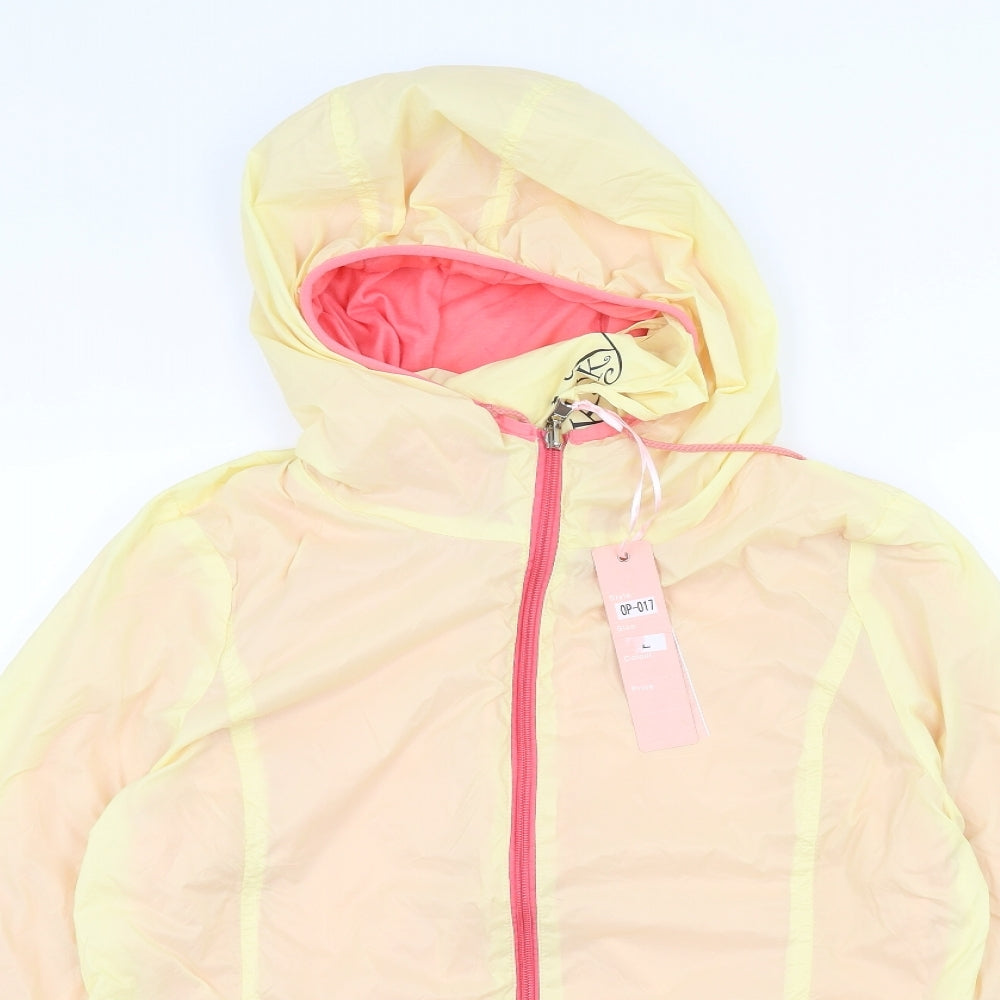 Preworn Girls Yellow   Rain Coat Coat Size L