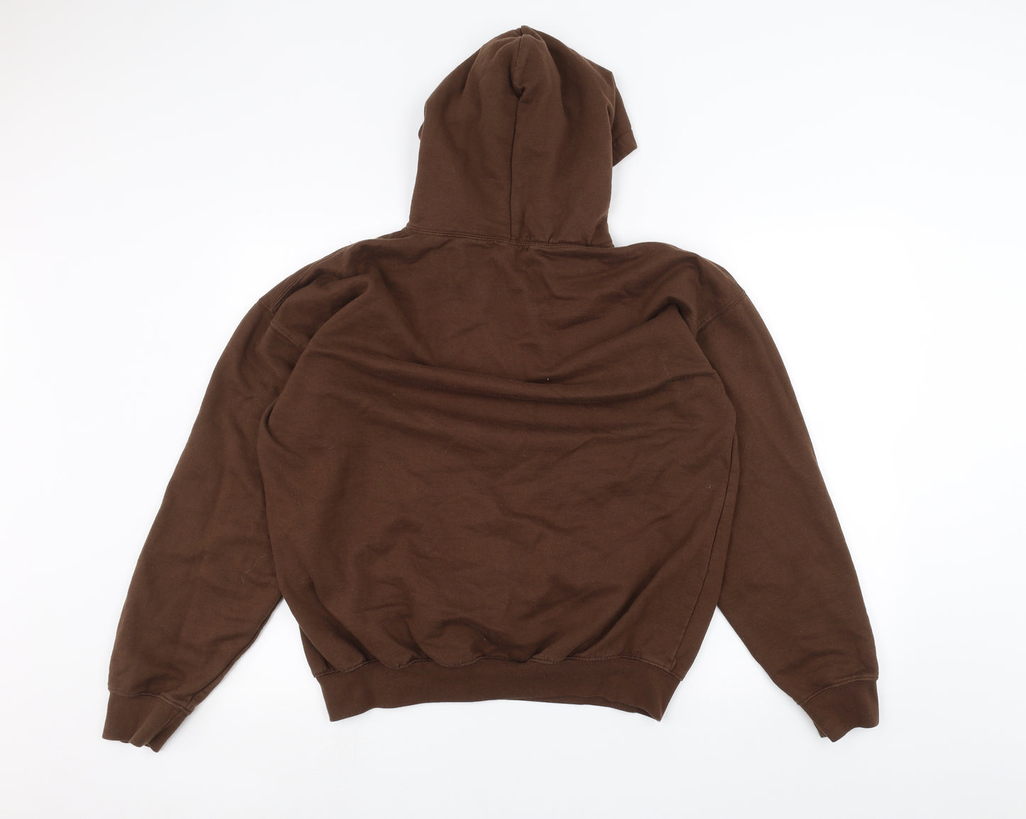 PRETTYLITTLETHING Womens Brown   Pullover Hoodie Size M