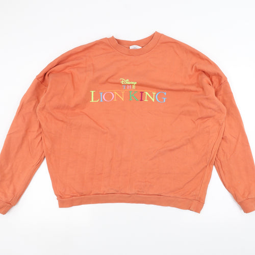 ASOS Mens Orange   Pullover Jumper Size M  - lion king