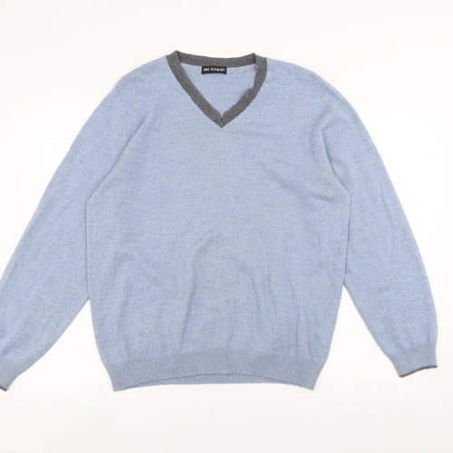 Marks and Spencer Mens Blue   Pullover Jumper Size L