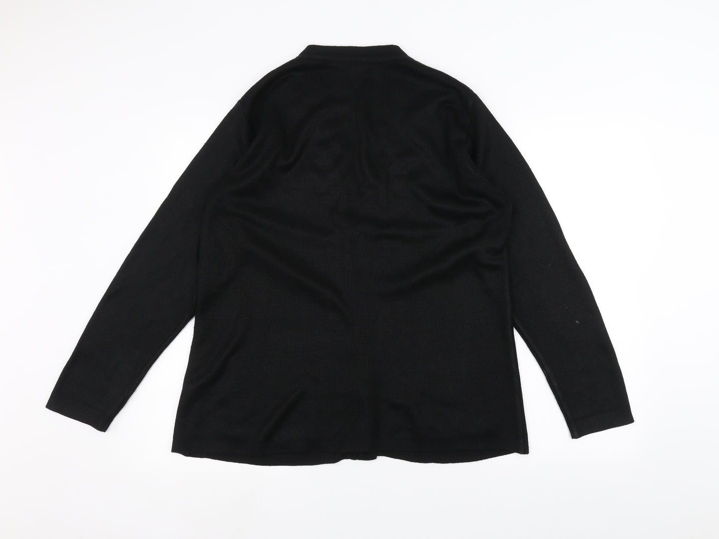 BHS Womens Black   Cardigan Jumper Size 10
