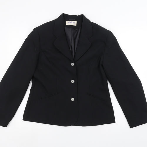 mackays Womens Black   Jacket  Size 12