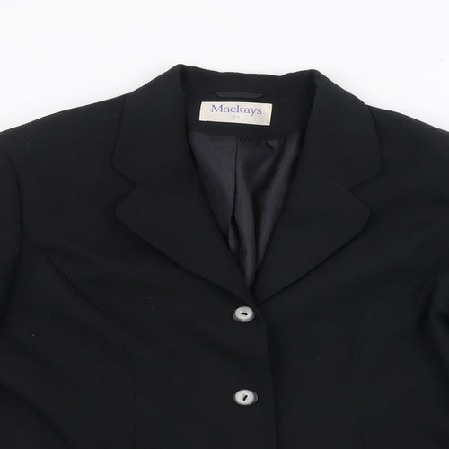 mackays Womens Black   Jacket  Size 12