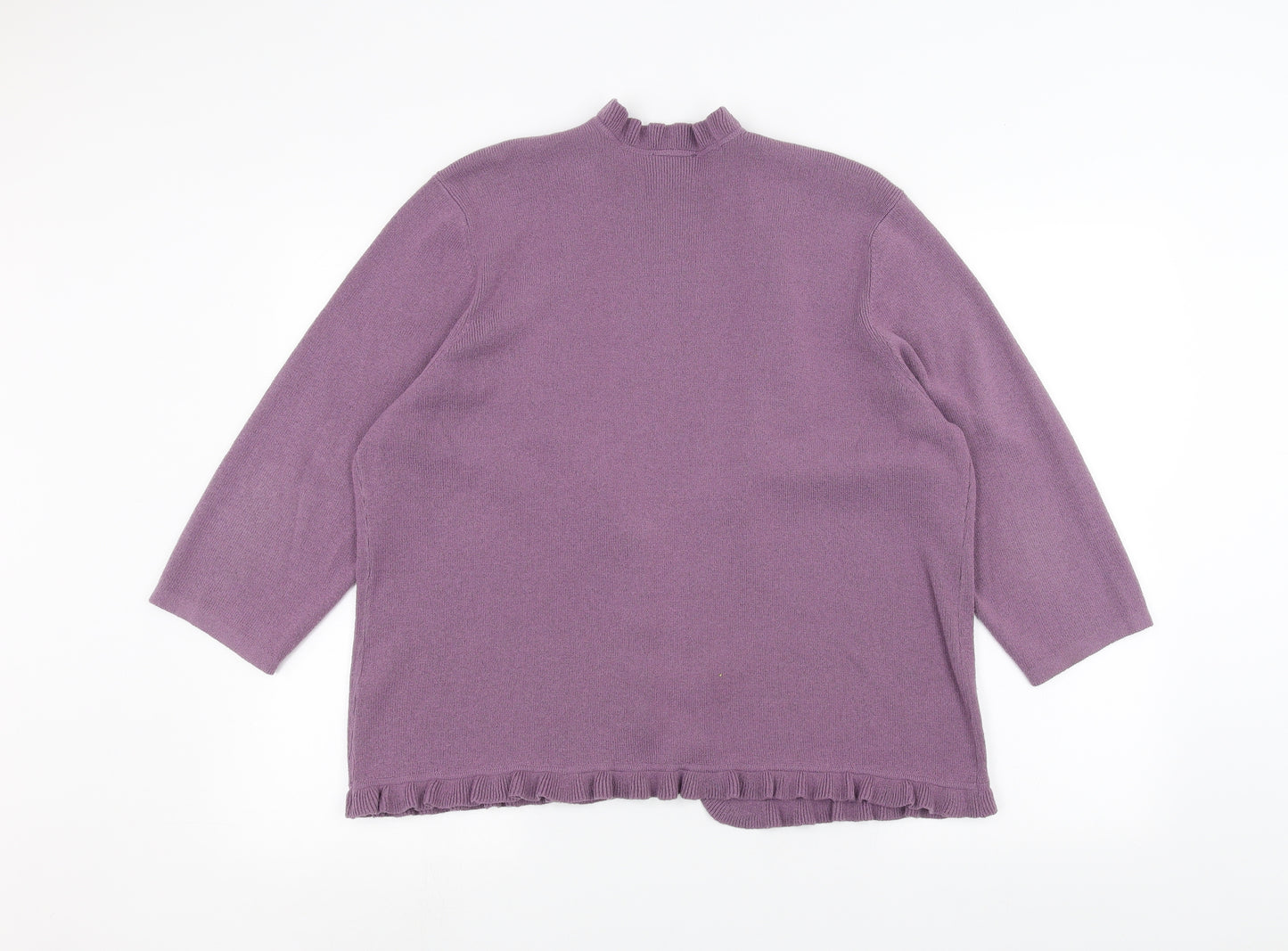 Eastex Womens Purple   Cardigan Jumper Size 18