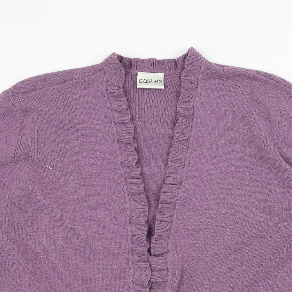 Eastex Womens Purple   Cardigan Jumper Size 18