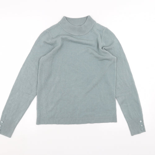 Mia Moda Womens Green   Pullover Jumper Size S