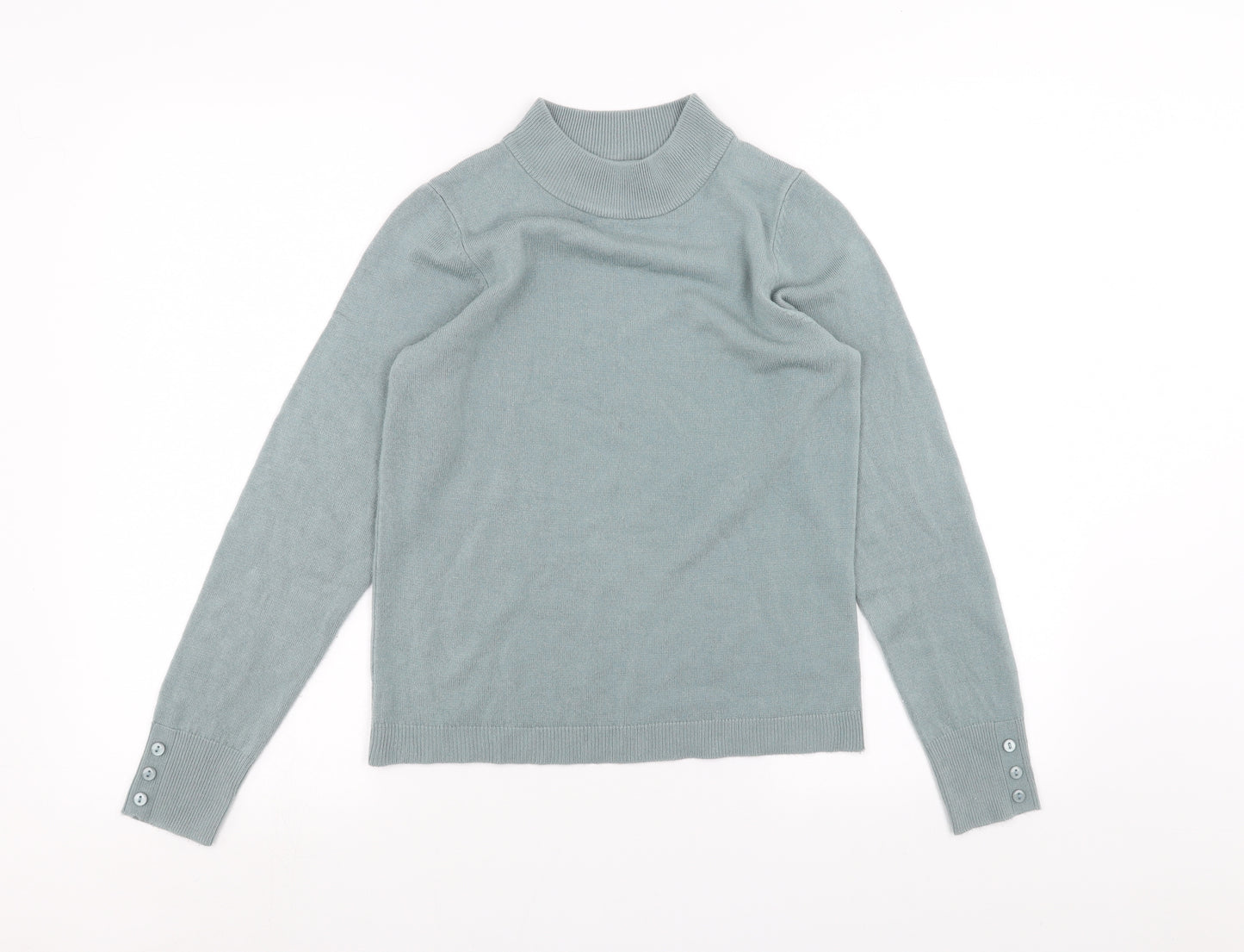 Mia Moda Womens Green   Pullover Jumper Size S