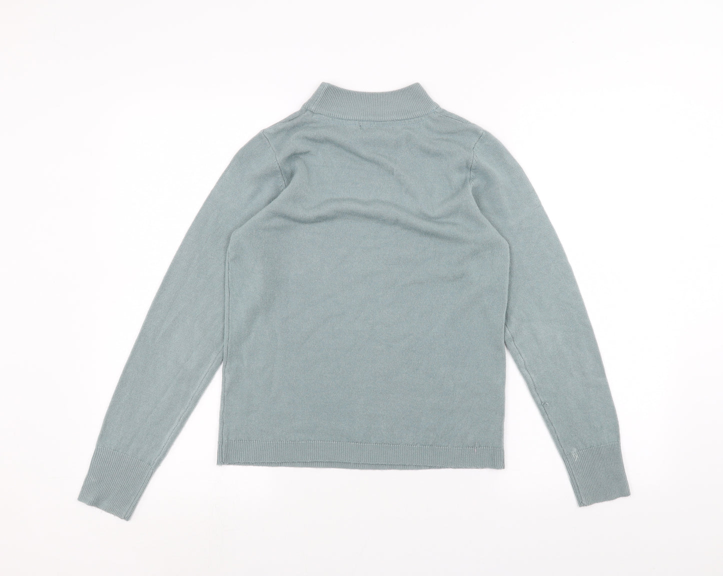 Mia Moda Womens Green   Pullover Jumper Size S