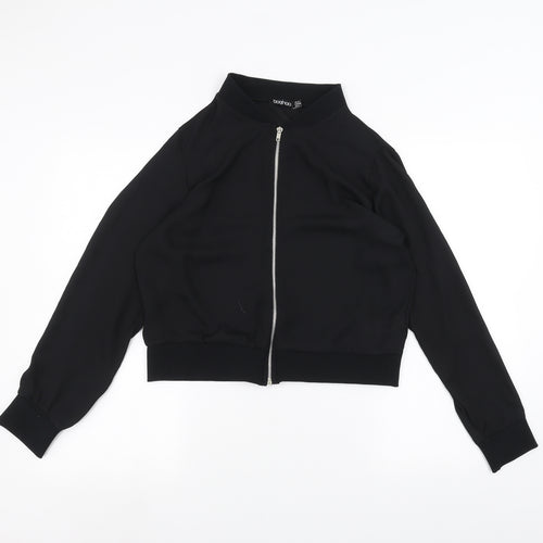 Boohoo Womens Black   Jacket  Size 12