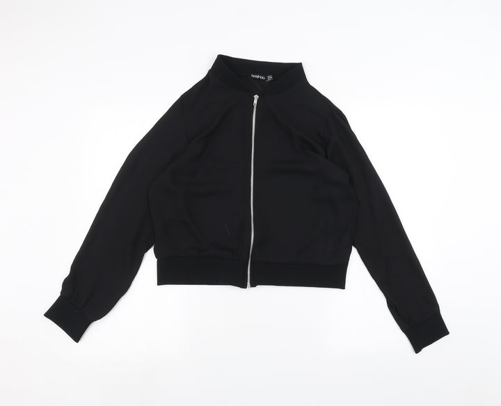 Boohoo Womens Black   Jacket  Size 12