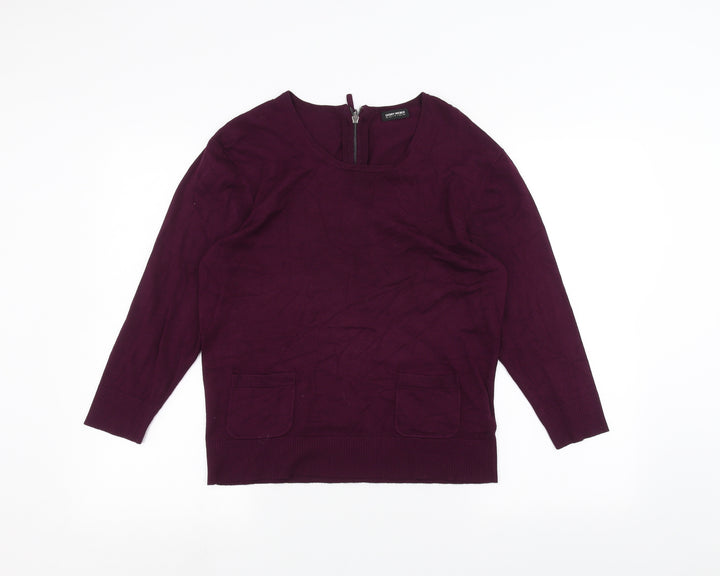 Gerry Weber Womens Purple   Basic T-Shirt Size 12
