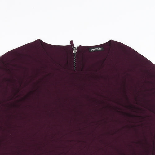 Gerry Weber Womens Purple   Basic T-Shirt Size 12