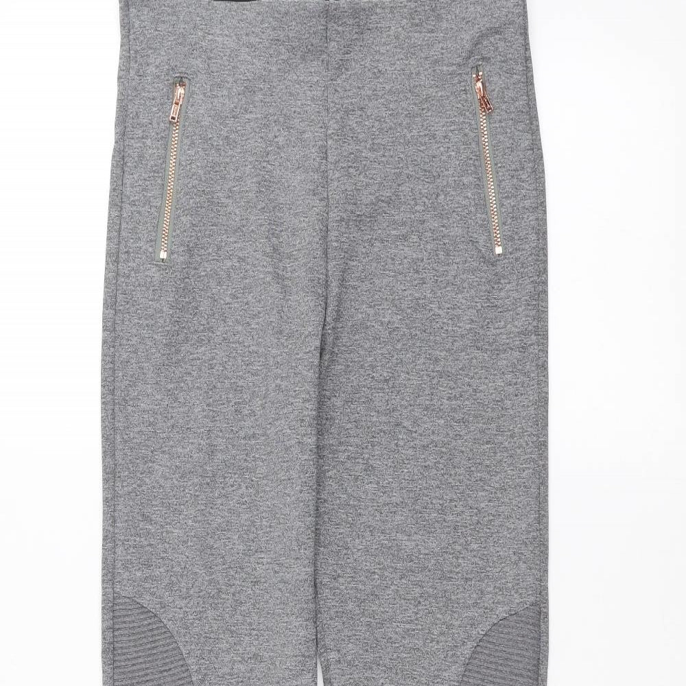 F&F Girls Grey   Jegging Trousers Size 12-13 Years