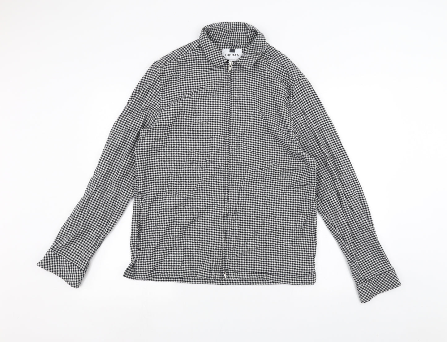 Topman Mens Black   Jacket  Size S