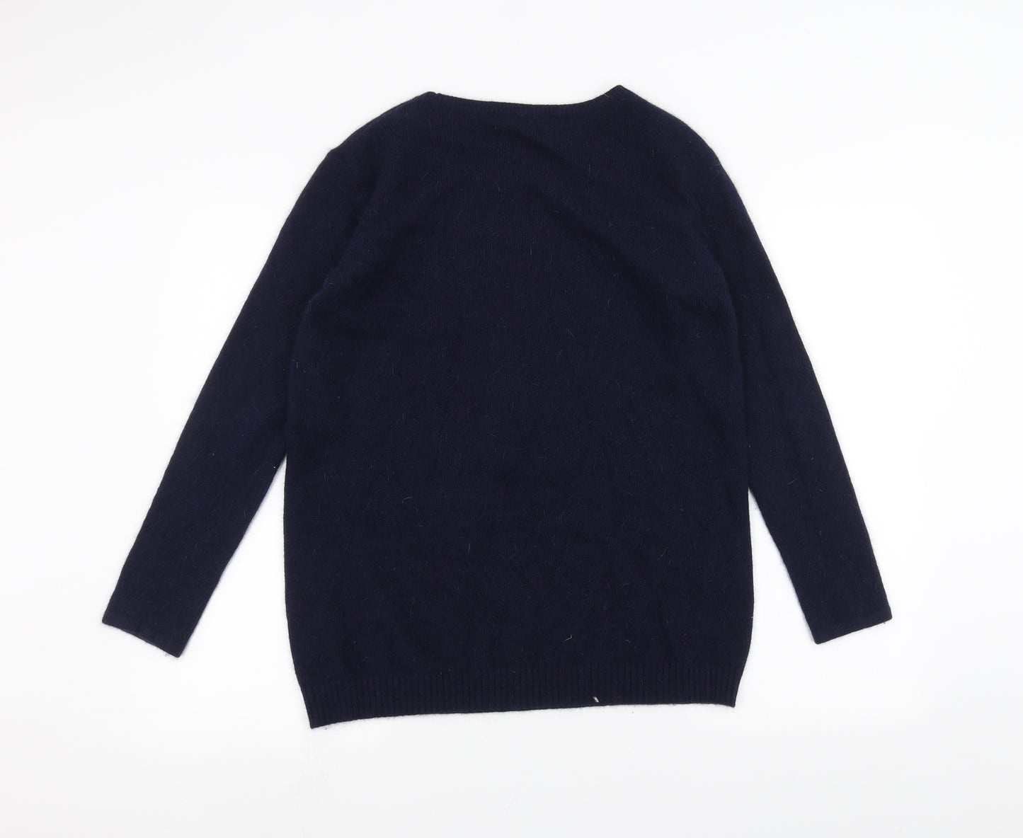 Illustrated People Womens Blue   Pullover Jumper Size S