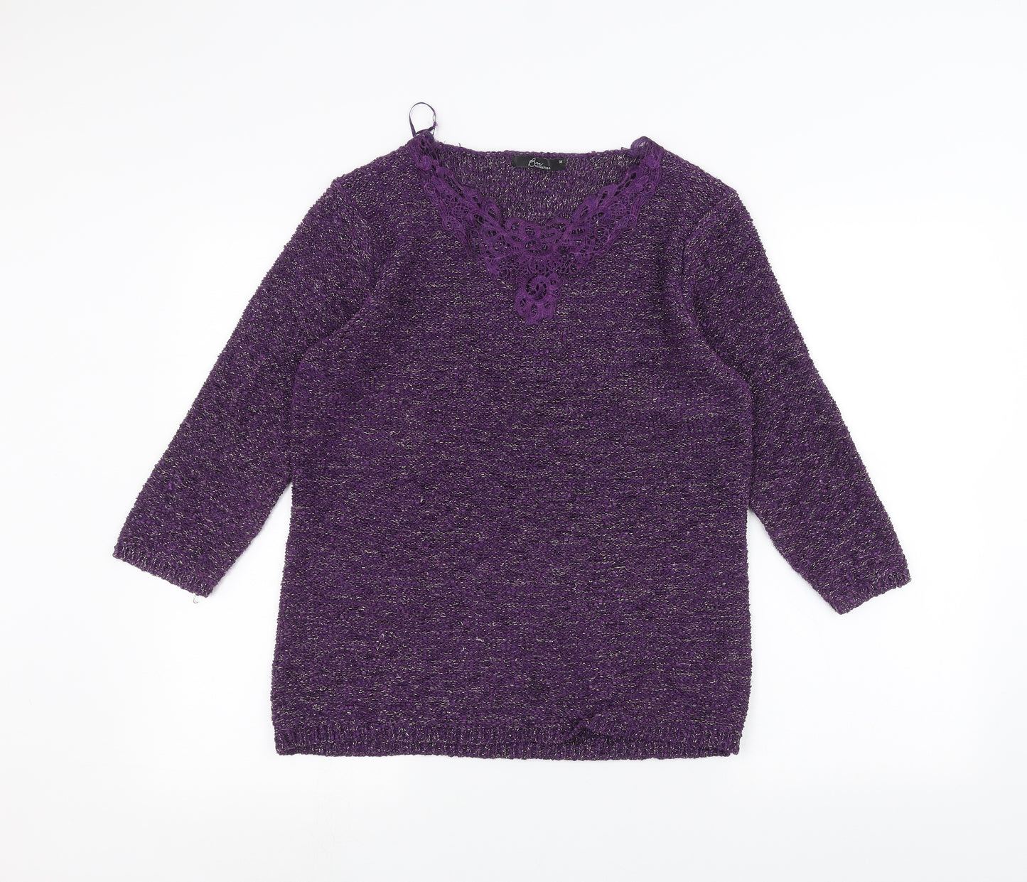 BM Womens Purple   Pullover Jumper Size M
