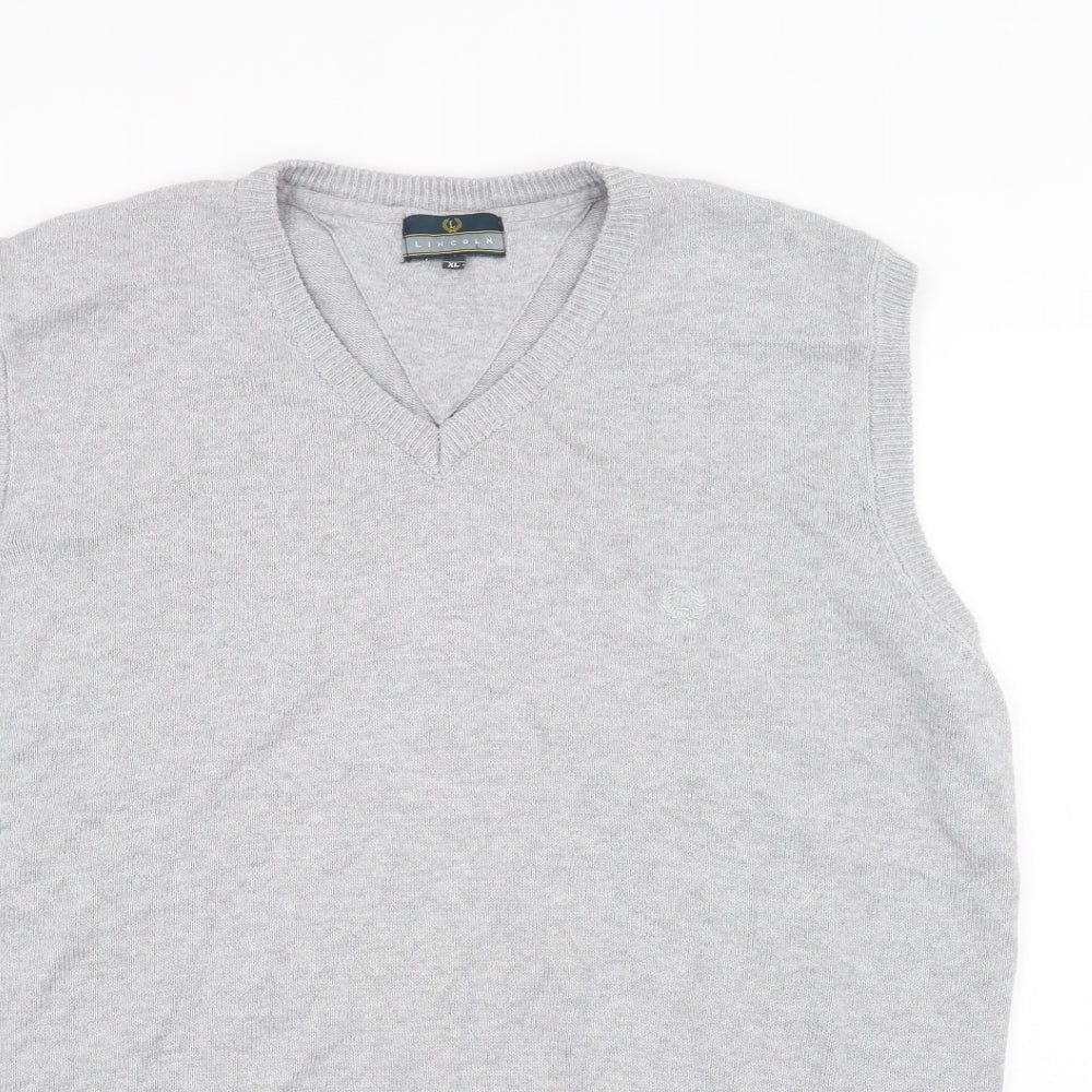 Lincoln Mens Grey   Pullover Jumper Size XL