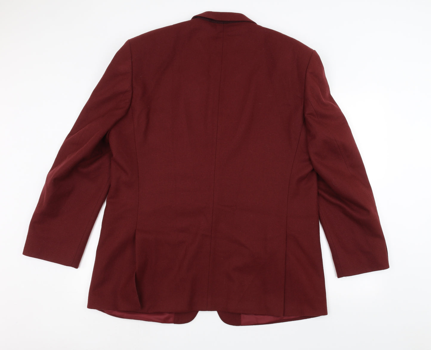 Preworn Mens Red   Jacket Suit Jacket Size 44