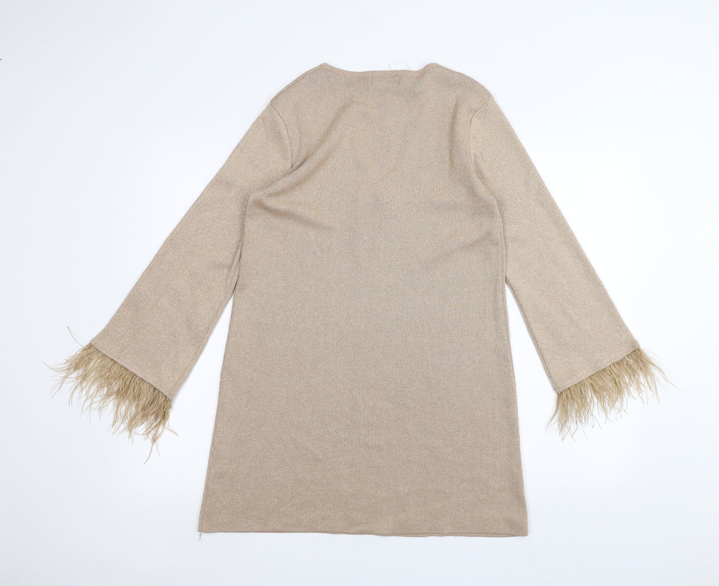 FLAM Mode Womens Brown   Pullover Jumper Size M