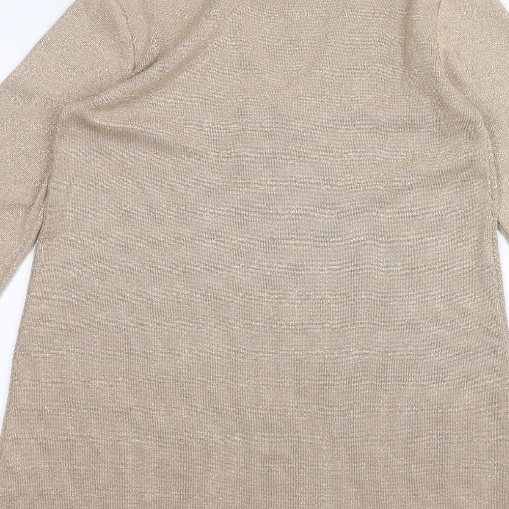 FLAM Mode Womens Brown   Pullover Jumper Size M