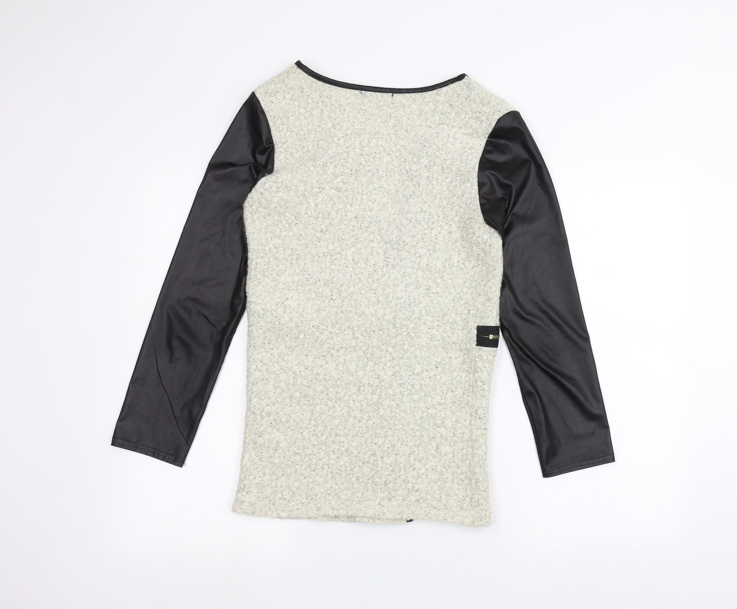 Sophia Mirza Womens White   Jacket Coatigan Size M