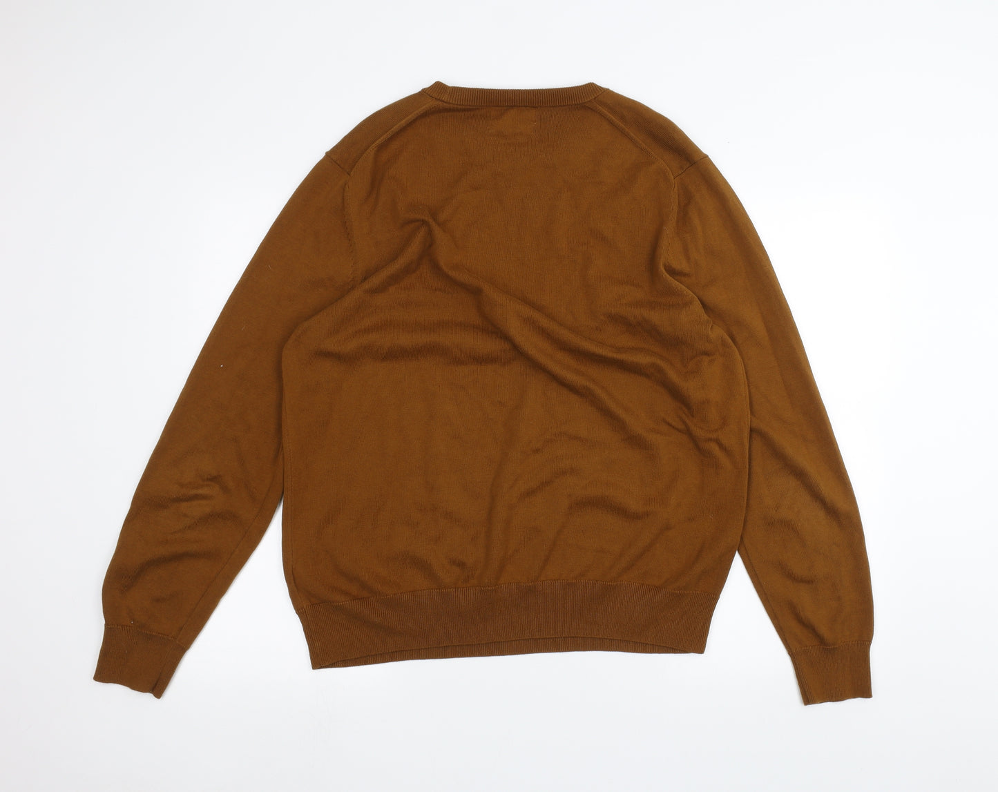 Marks and Spencer Mens Brown   Pullover Jumper Size L
