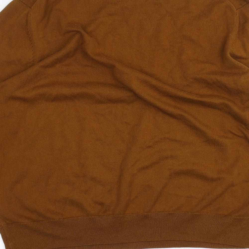 Marks and Spencer Mens Brown   Pullover Jumper Size L