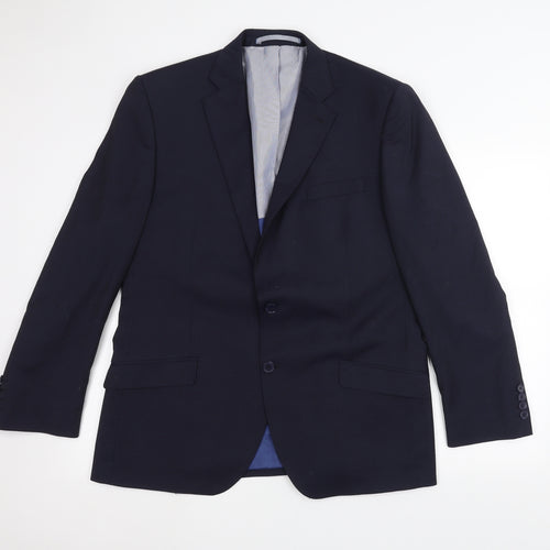 Marks and Spencer Mens Blue   Jacket Suit Jacket Size 42
