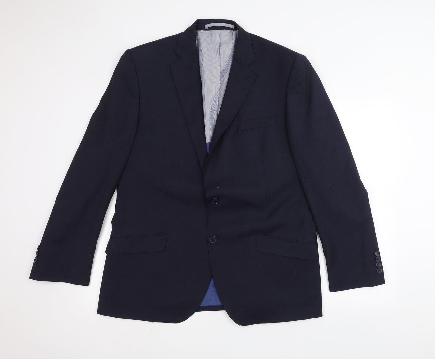 Marks and Spencer Mens Blue   Jacket Suit Jacket Size 42