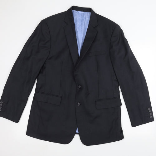 Preworn Mens Grey   Jacket Suit Jacket Size 38