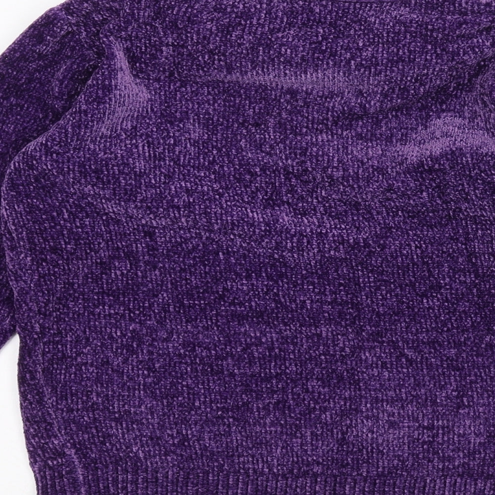Klass Womens Purple   Pullover Jumper Size S